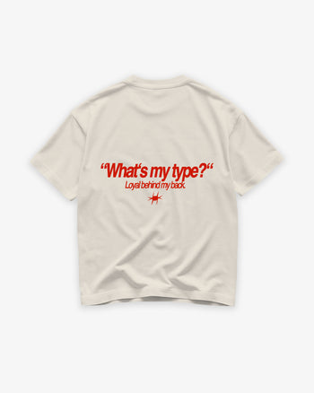 Heavy Oversized Tee - What’s My Type?