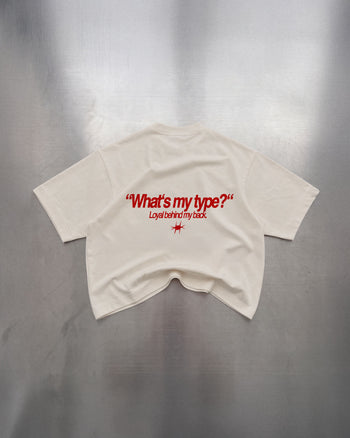 Heavy Oversized Tee - What’s My Type?