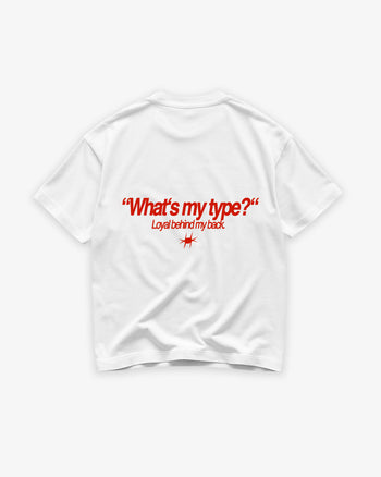 Heavy Oversized Tee - What’s My Type?