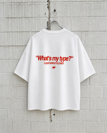 Heavy Oversized Tee - What’s My Type?