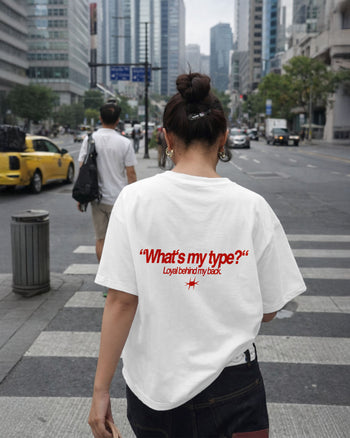 Heavy Oversized Tee - What’s My Type?