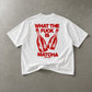 Heavy Oversized Tee - What The Fuck Is Matcha