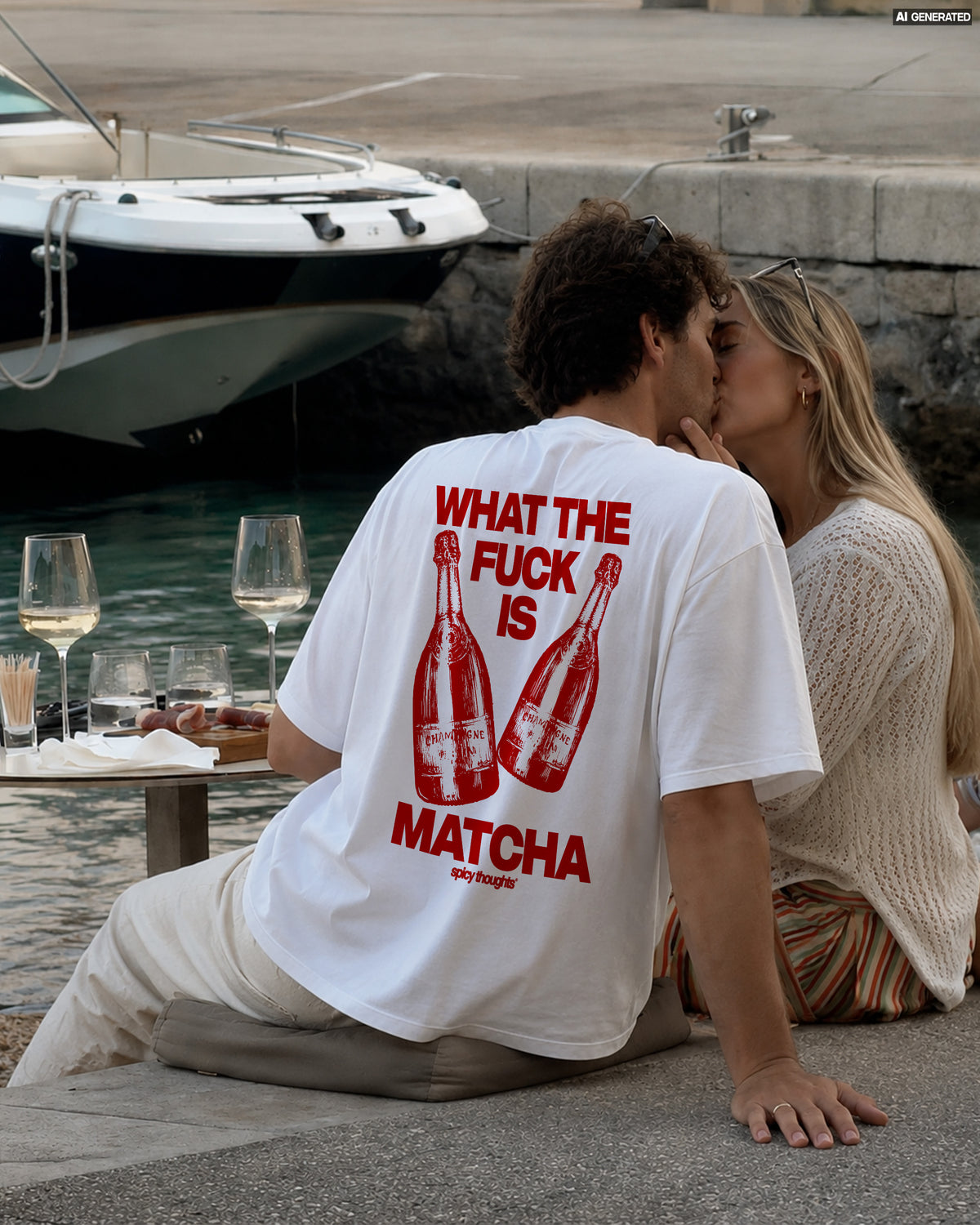 Heavy Oversized Tee - What The Fuck Is Matcha