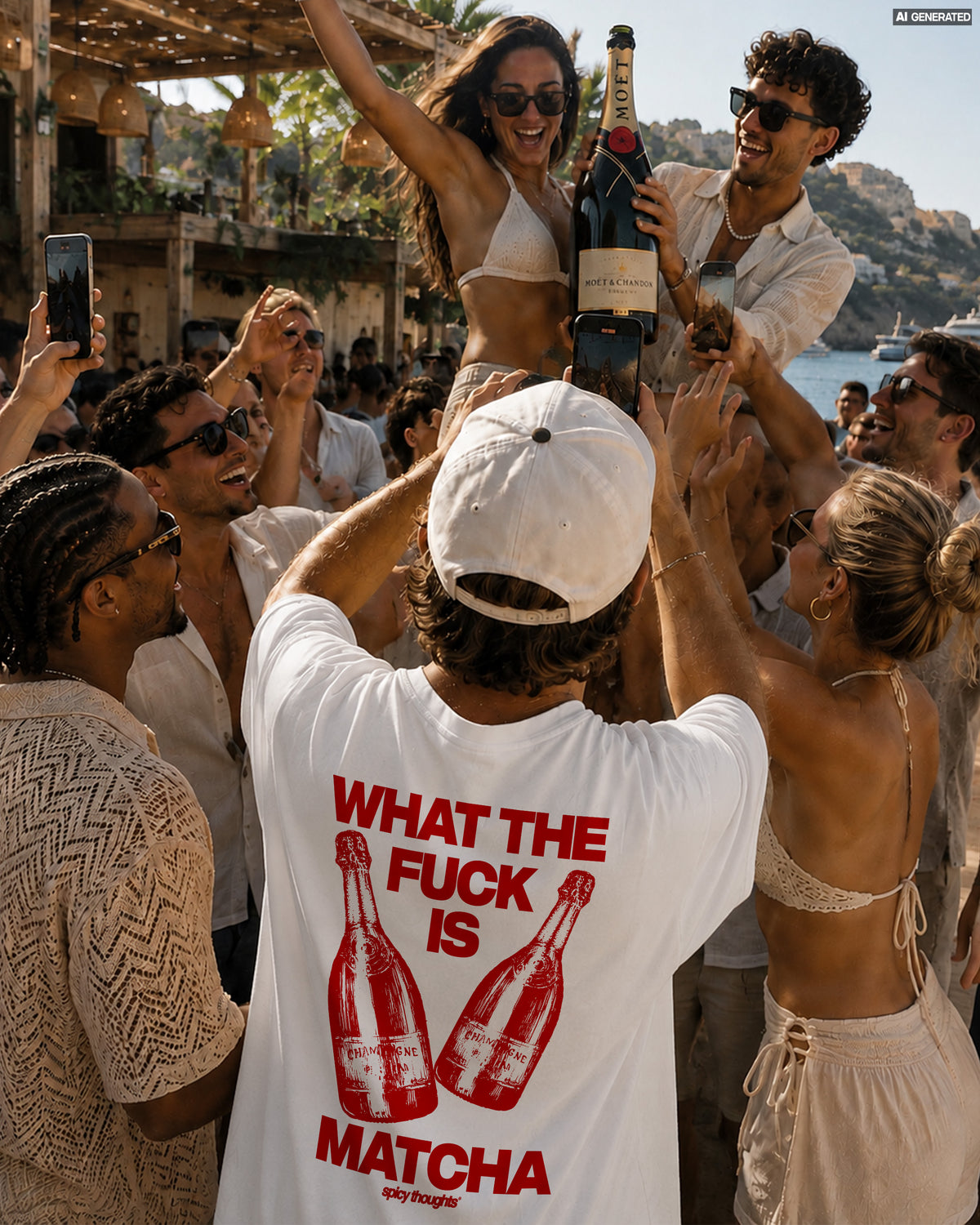 Heavy Oversized Tee - What The Fuck Is Matcha