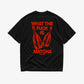 Heavy Oversized Tee - What The Fuck Is Matcha