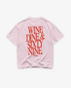 Heavy Oversized Tee - Wine Dine & Sixty Nine
