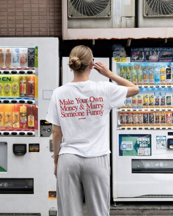 Heavy Oversized Tee - Make Your Own Money & Marry Someone Funny