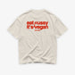 Heavy Oversized Tee - Eat P*ssy It's Vegan