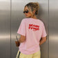 Heavy Oversized Tee - Eat P*ssy It's Vegan