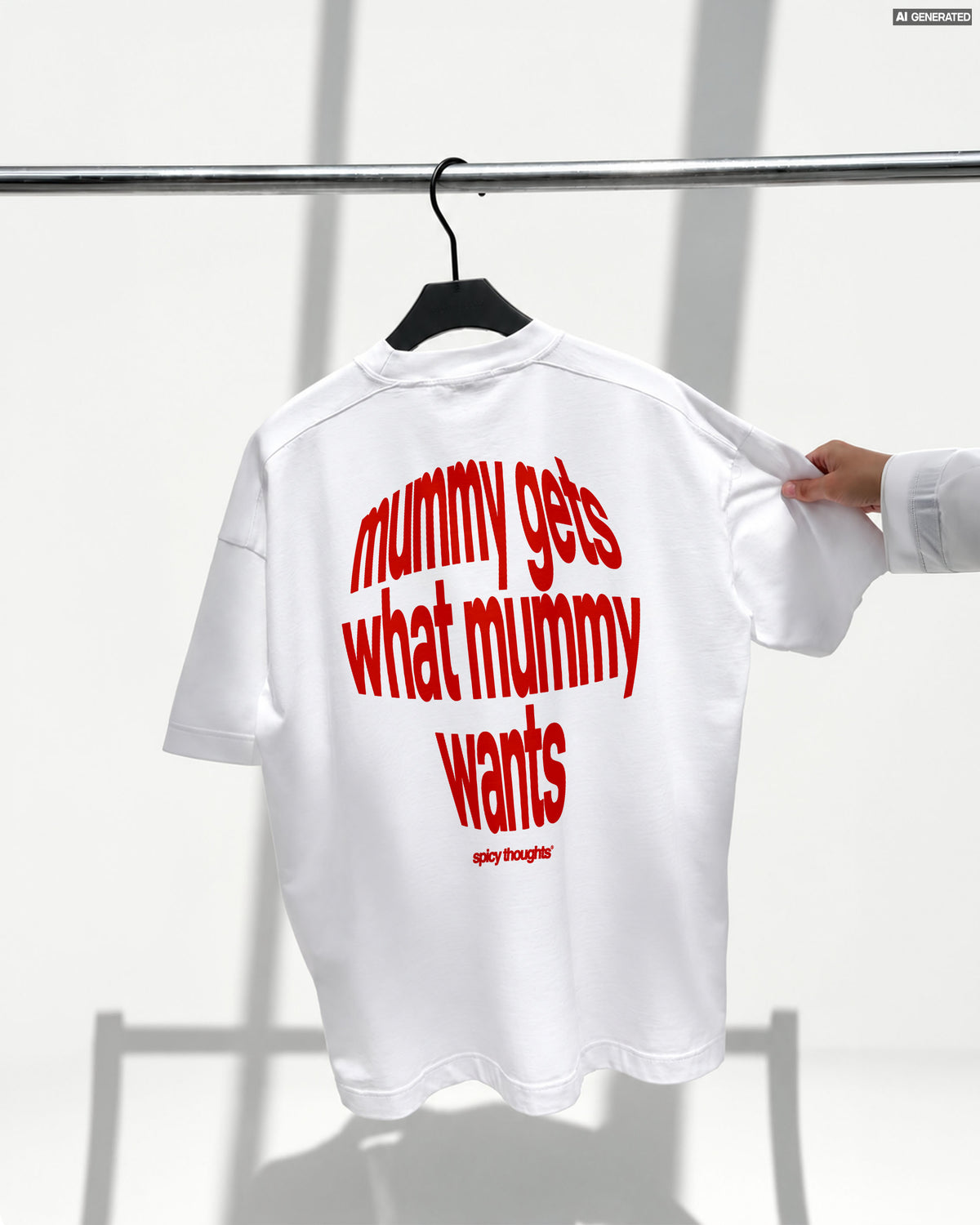 Heavy Oversized Tee - Mummy Gets What Mummy Wants