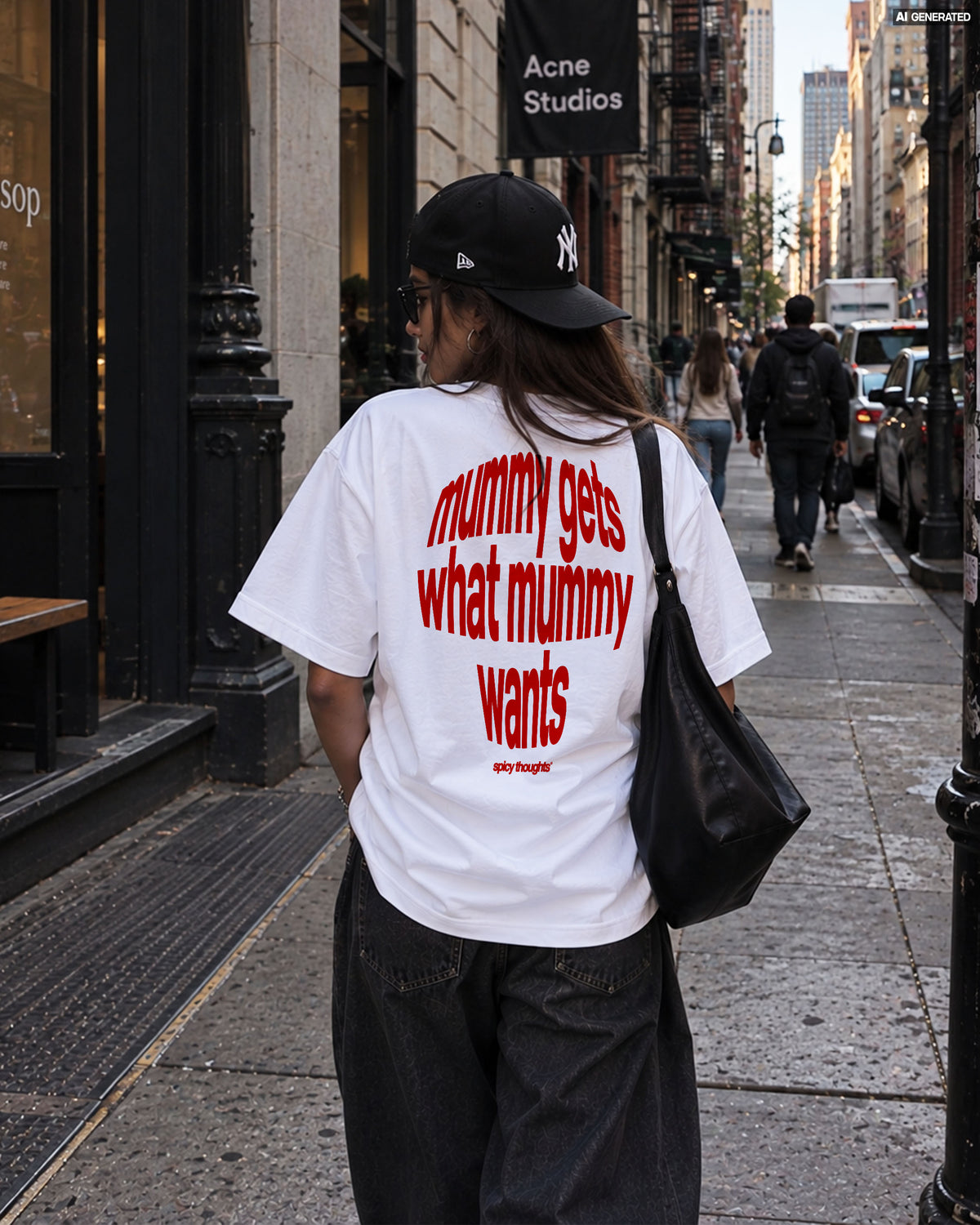 Heavy Oversized Tee - Mummy Gets What Mummy Wants