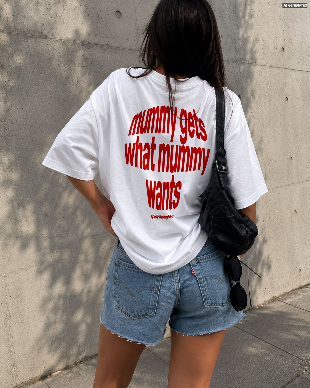 Heavy Oversized Tee - Mummy Gets What Mummy Wants