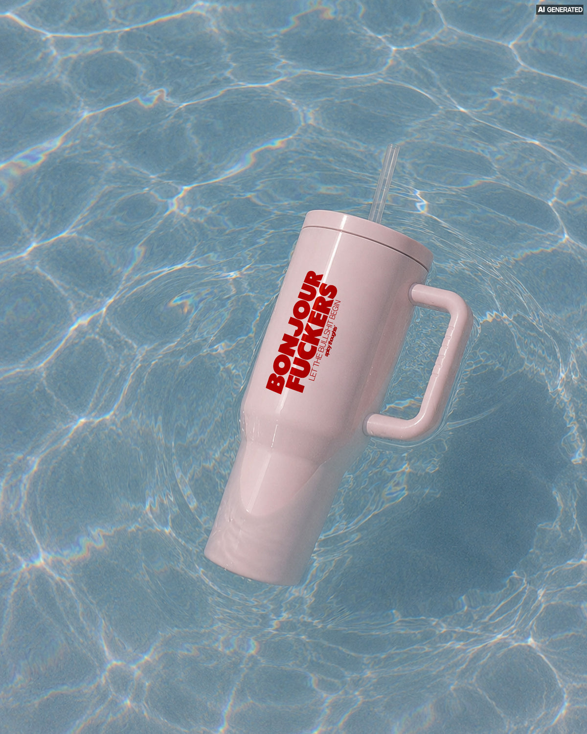 Stainless Steel Tumbler - Bonjour Fuckers