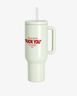 Stainless Steel Tumbler - Can You See The Fuck You In My Smile