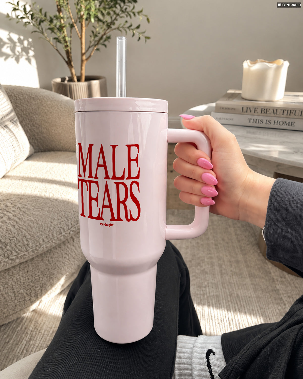 Stainless Steel Tumbler - Male Tears