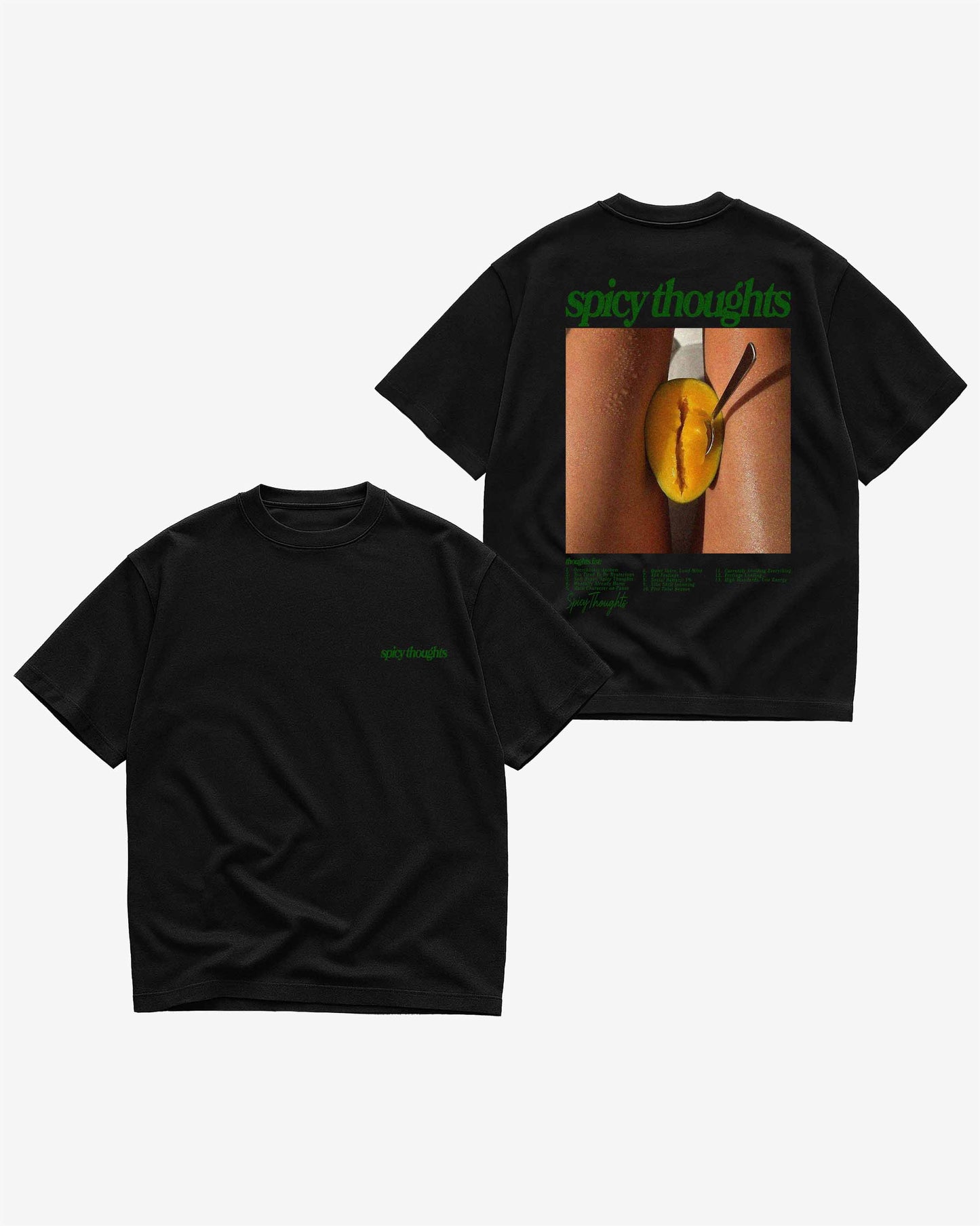 Heavy Oversized Tee White - Thought List
