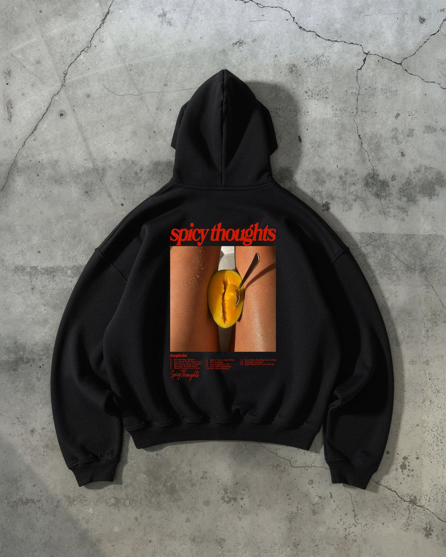 Oversized Hoodie - Thought List