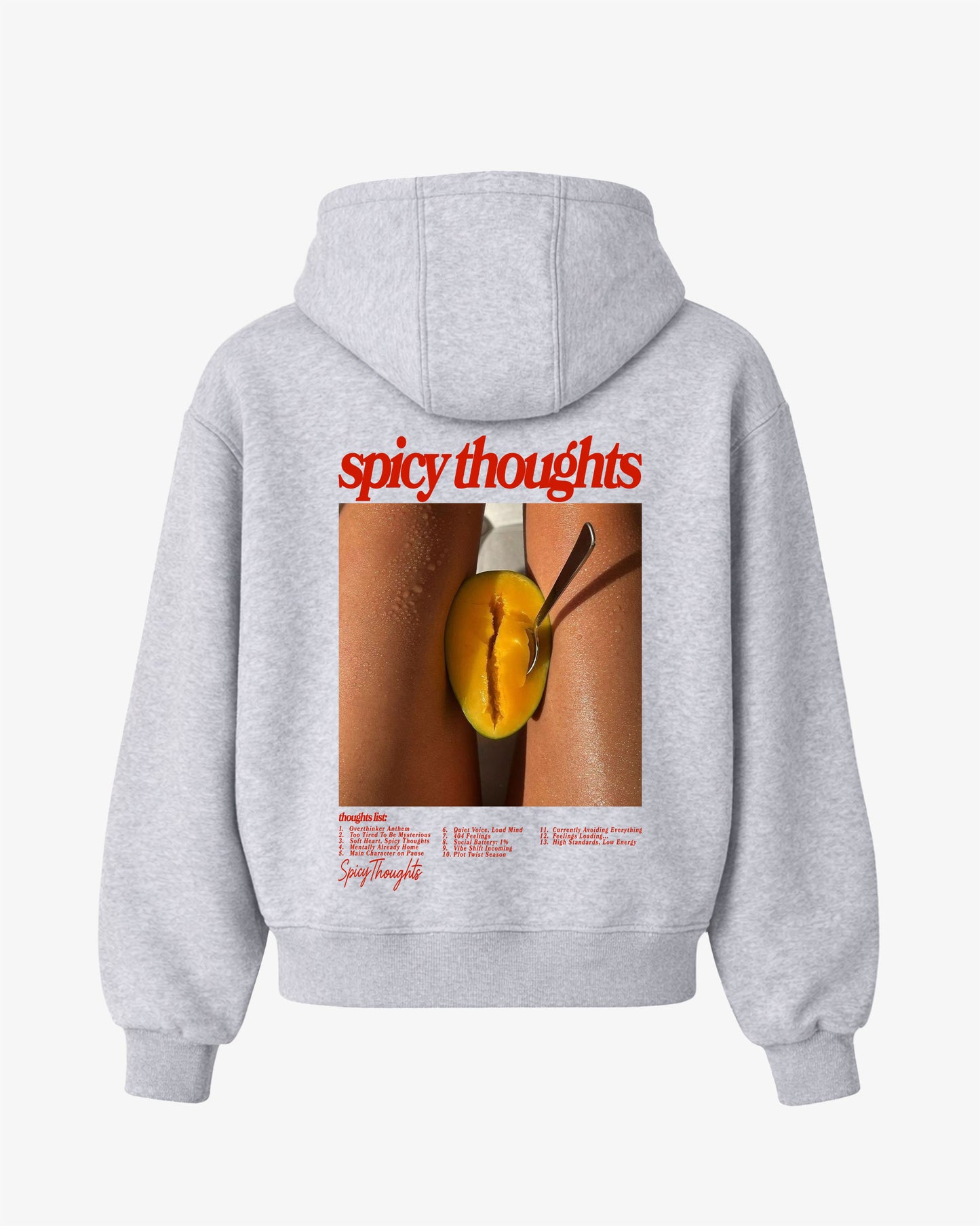 Oversized Hoodie - Thought List