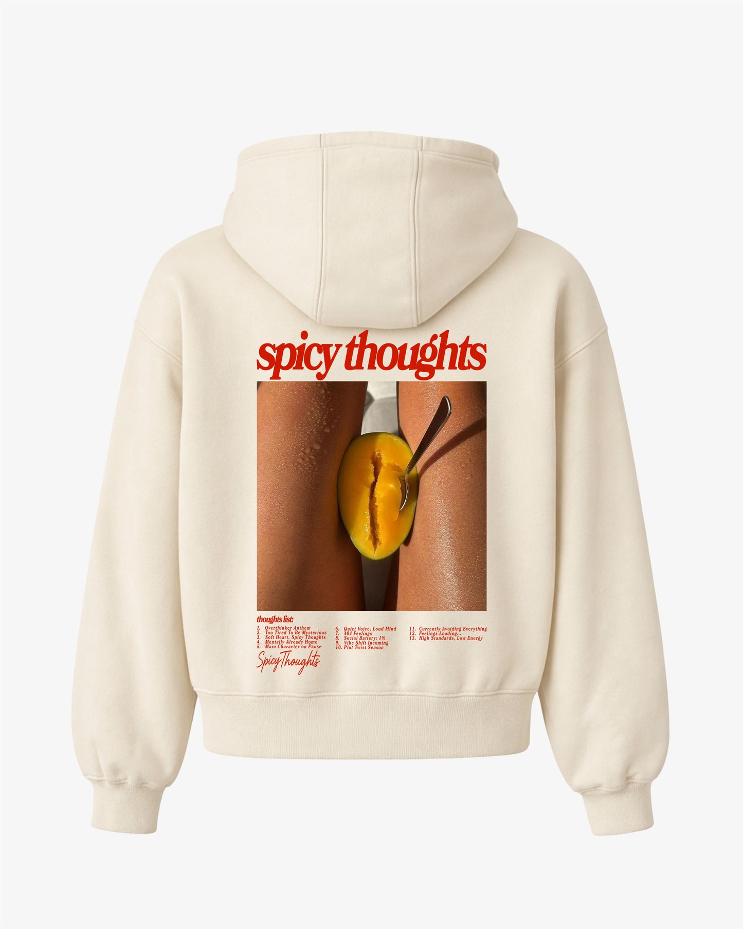 Oversized Hoodie - Thought List