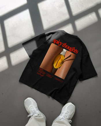 Heavy Oversized Tee - Thought List