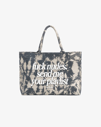 Tote Bag Tie-Dye - Send Me Your Playlist
