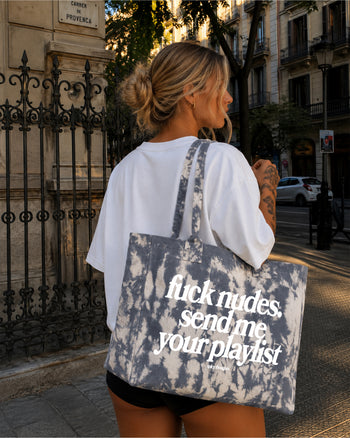 Tote Bag Tie-Dye - Send Me Your Playlist