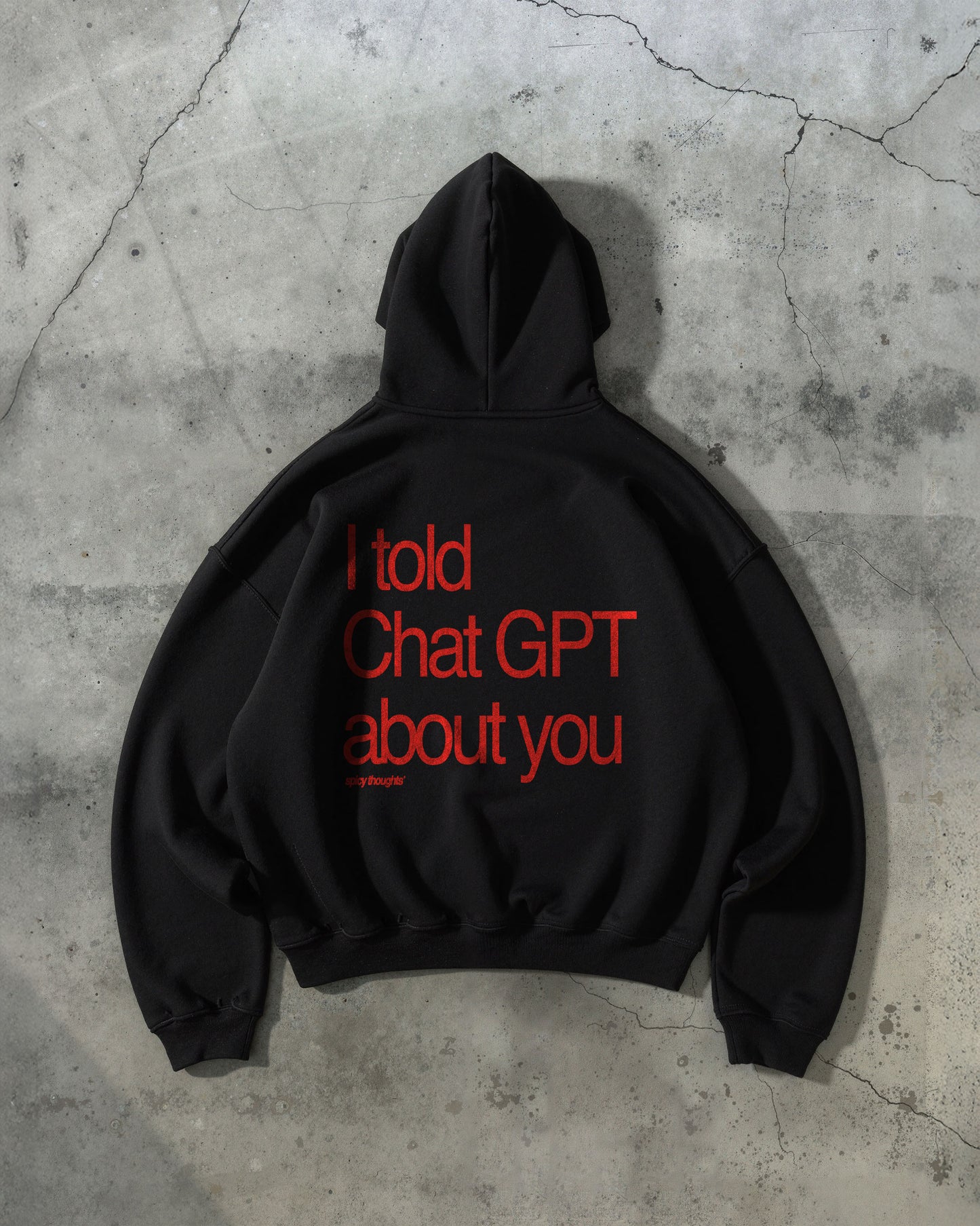 Oversized Hoodie - I Told Chat GPT About You