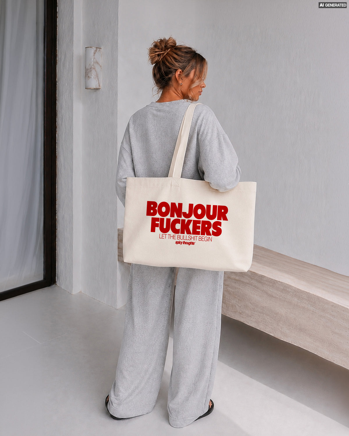 Tote Bag - Bonjour Fuckers