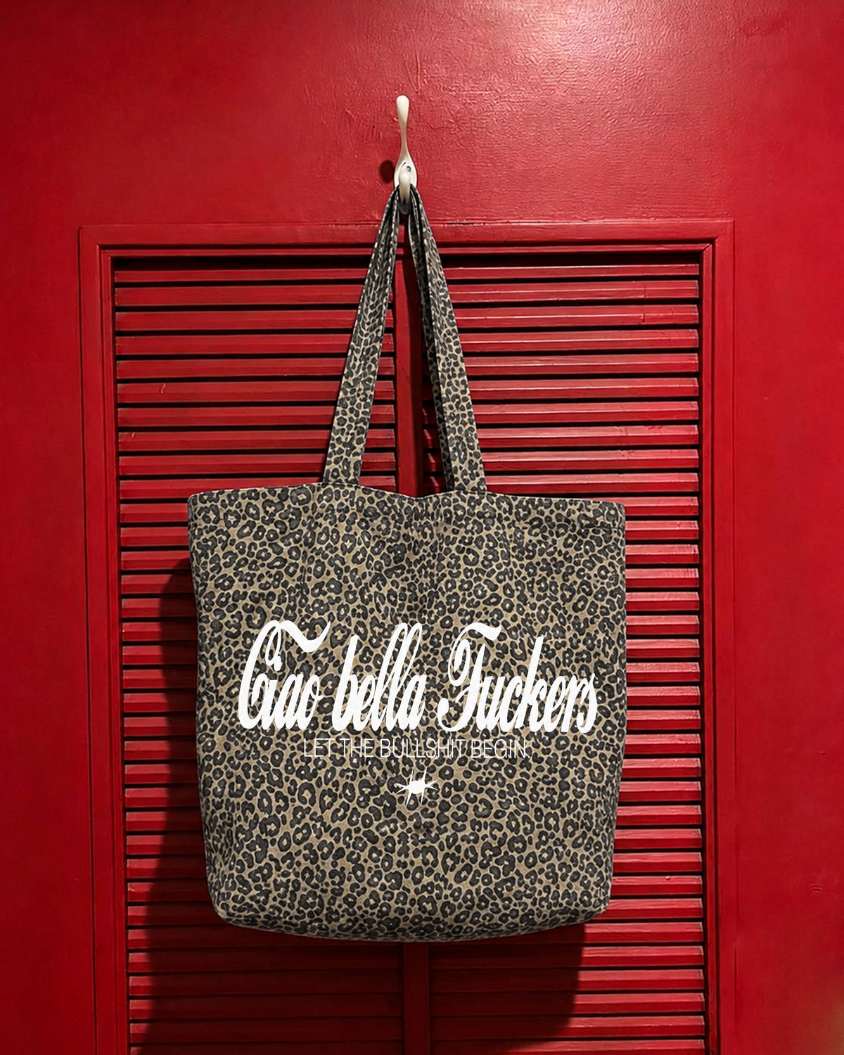 Tote Bag Leopard - Ciao Bella Fuckers