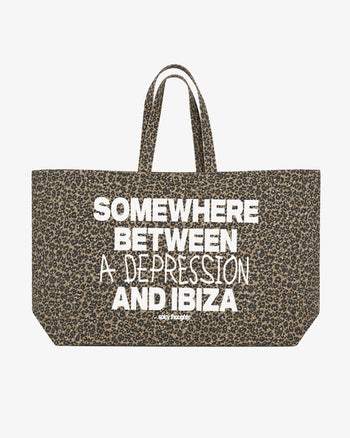 Tote Bag Leopard - Somewhere Between a Depression and Ibiza