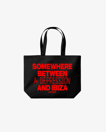 Tote Bag - Somewhere Between A Depression And Ibiza
