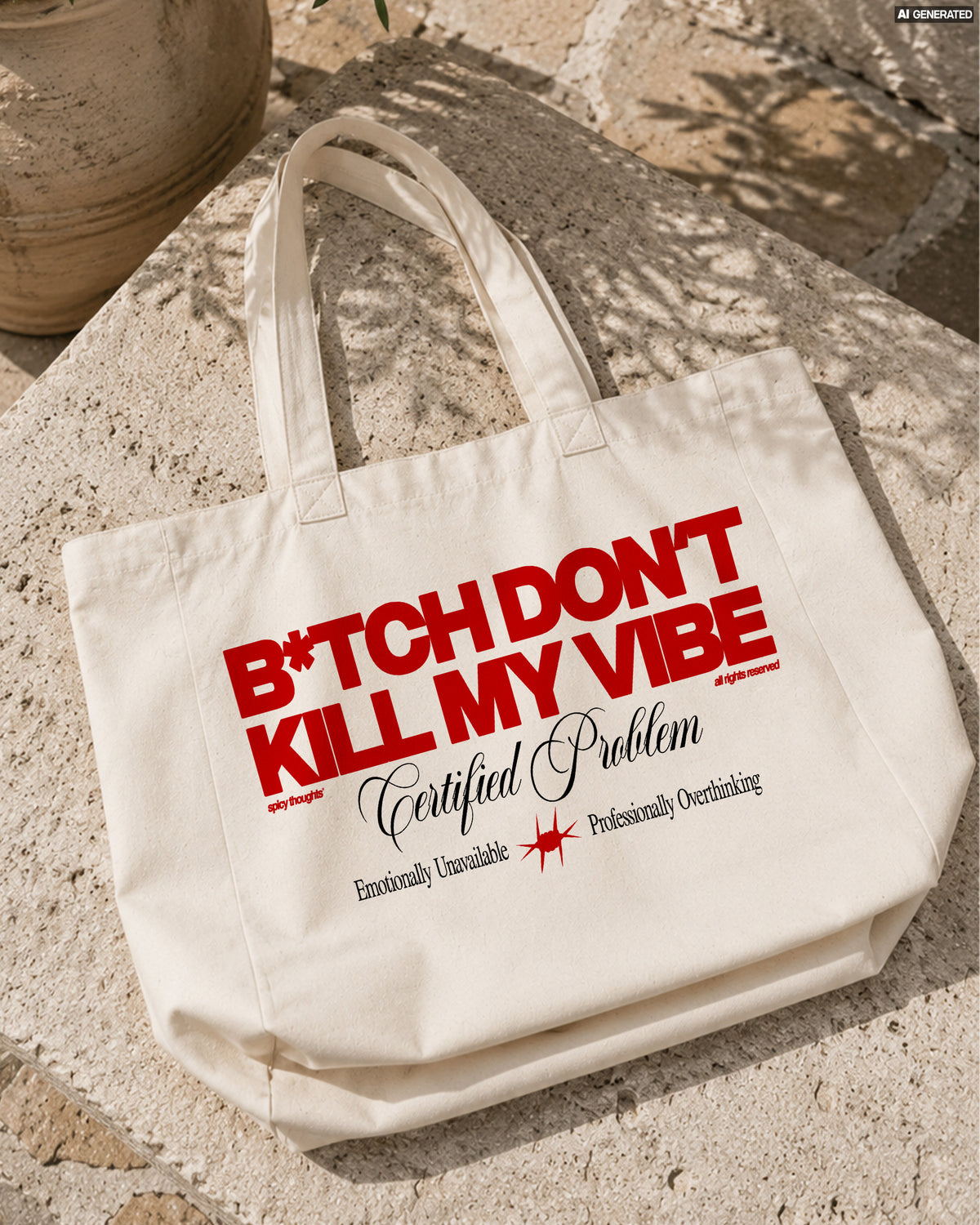 Tote Bag - B*tch Don’t Kill My Vibe