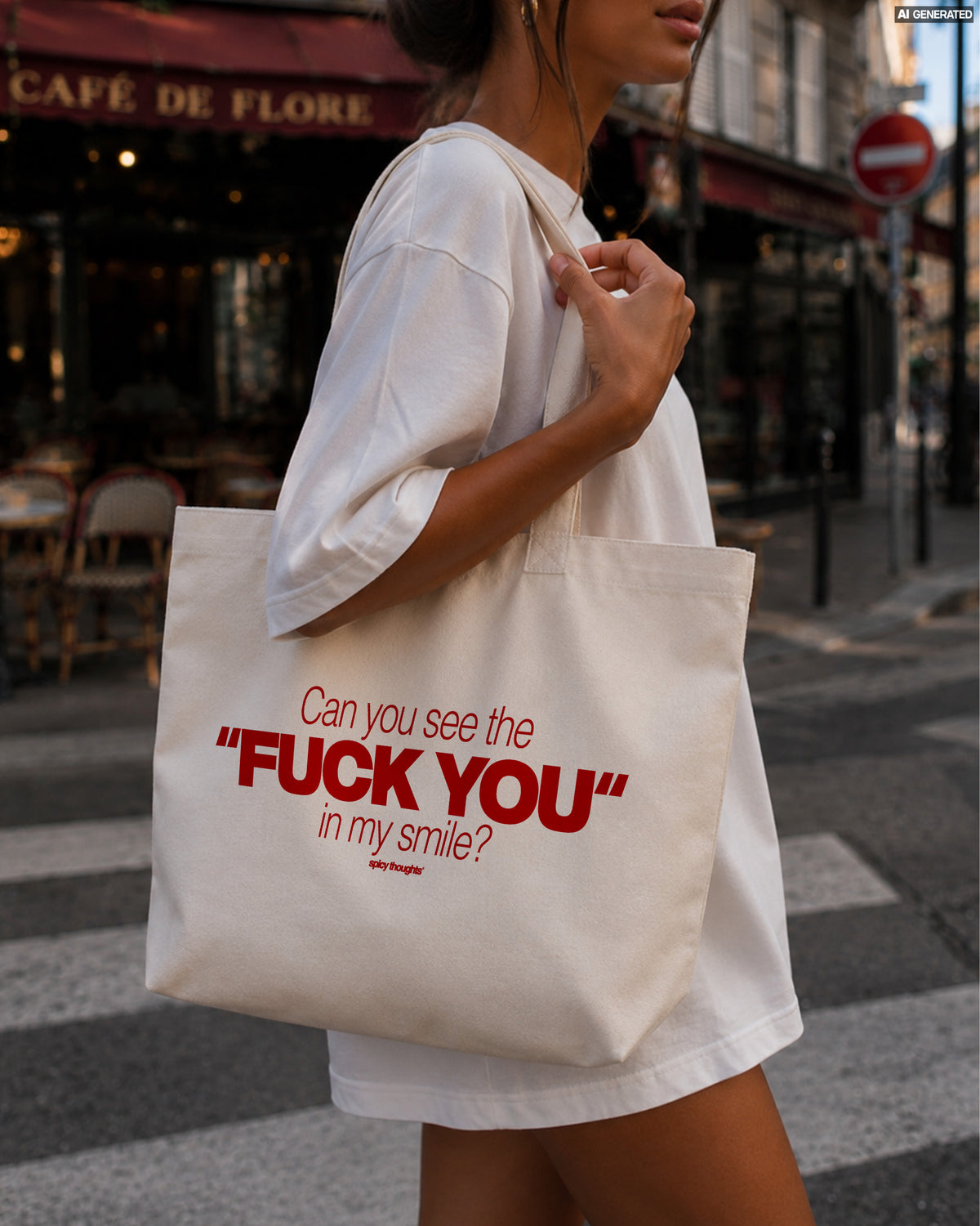 Tote Bag - Can You See The Fuck You In My Smile