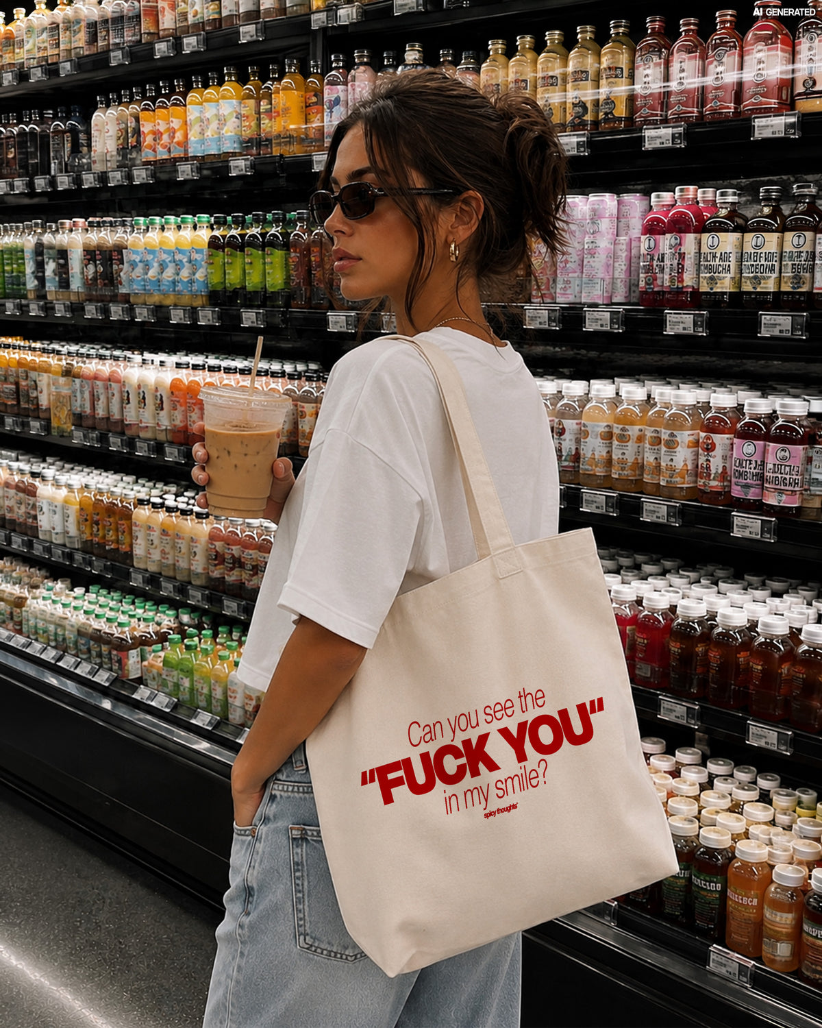 Tote Bag - Can You See The Fuck You In My Smile