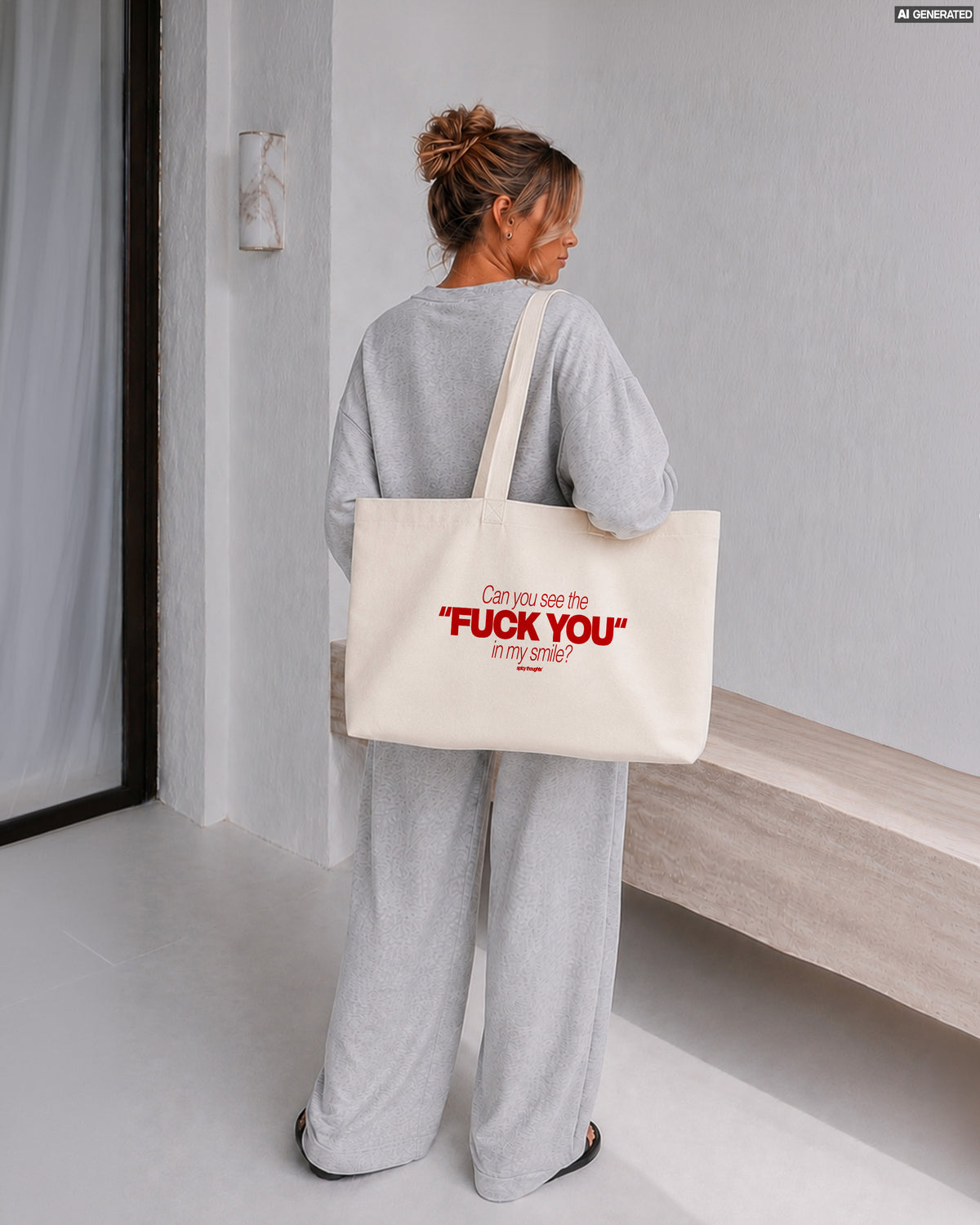 Tote Bag - Can You See The Fuck You In My Smile
