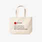 Tote Bag - I am a nice person. Just don’t push the motherfucker button