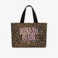 Premium Tote Bag Leopard - Buenos Dias Fuckers PINK