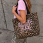 Premium Tote Bag Leopard - Buenos Dias Fuckers PINK