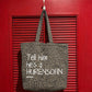 Tote Bag Leopard - Tell Him He’s A Hurensohn