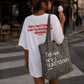 Tote Bag Leopard - Tell Him He’s A Hurensohn
