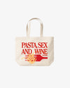Tote Bag - Pasta Sex and Wine