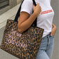 Premium Tote Bag Leopard - Tell Him He’s A Hurensohn