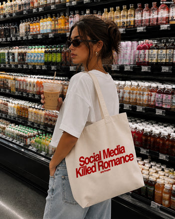 Tote Bag - Social Media Killed Romance