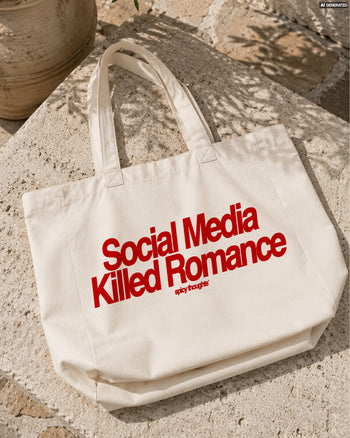Tote Bag - Social Media Killed Romance