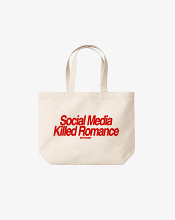 Tote Bag - Social Media Killed Romance