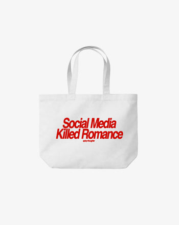 Tote Bag - Social Media Killed Romance