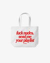 Tote Bag - Send Me Your Playlist