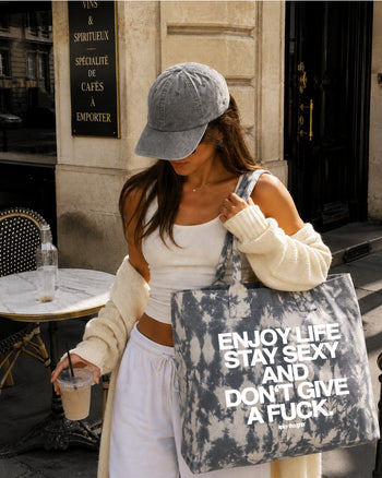 Tote Bag Tie-Dye - Enjoy Life, Stay Sexy and Don’t Give a Fuck
