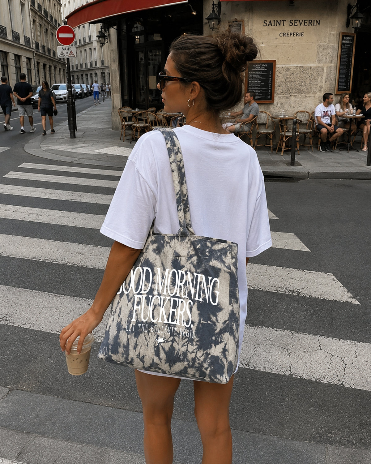 Tote Bag Tie-Dye - Good Morning Fuckers