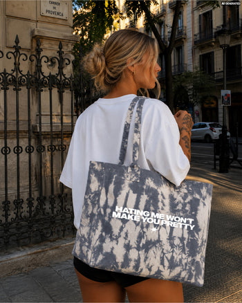 Tote Bag Tie-Dye - Hating Me Won’t Make You Pretty
